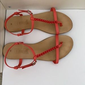 CORAL SANDALS MADE IN ITALY